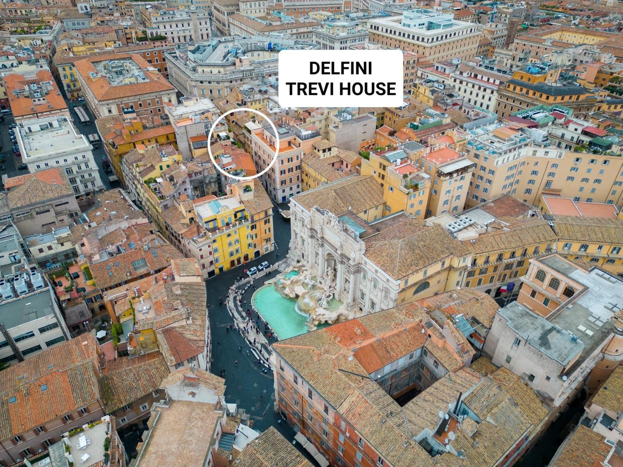 Delfini Trevi House Hotell Roma Eksteriør bilde